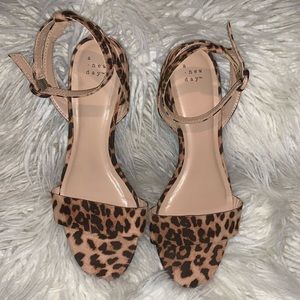 Leopard Sandals